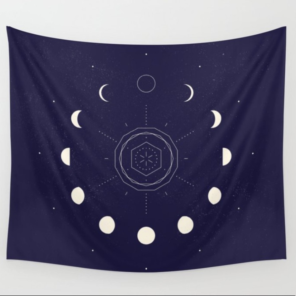 🌗 Moon Phase Galaxy Of Constellation Tapestry New